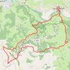 Trace GPS Saint Côme D'Olt : Roquelaure Biounac, itinéraire, parcours