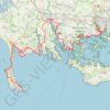 Trace GPS Baie de Quiberon et golfe du Morbihan, itinéraire, parcours