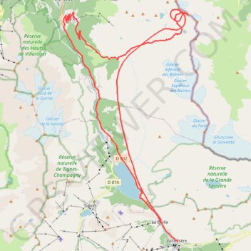 Trace GPS Ormelune, itinéraire, parcours