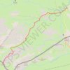 Trace GPS Le Cuyalaret depuis la Cabane de l'Araillé (Anéou), itinéraire, parcours