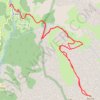Trace GPS Sommet de Roche Grande (Estenc, 06470), itinéraire, parcours