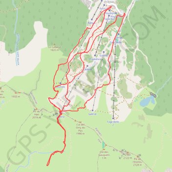 Trace GPS Monts d'Olmes, itinéraire, parcours