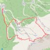 Trace GPS Les oucherolles depuis Corençon en Vercors, itinéraire, parcours