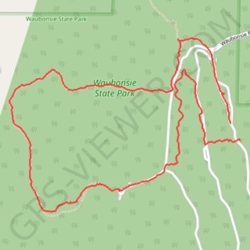 Trace GPS Waubonsie State Park, itinéraire, parcours