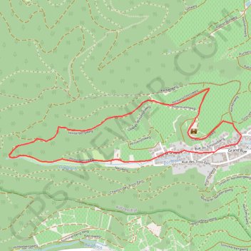 Trace GPS Les Hauteurs de Katzenthal, itinéraire, parcours