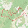 Trace GPS Le Puy Lacher, itinéraire, parcours