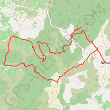 Trace GPS Le Puy Lacher, itinéraire, parcours