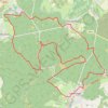 Trace GPS Boucle VTT depuis Chantemelle, itinéraire, parcours