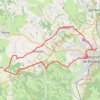 Trace GPS Autour de Villefranche-de-Rouergue, itinéraire, parcours