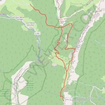 Trace GPS Le Grand Manti depuis les Varvats, itinéraire, parcours