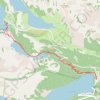 Trace GPS Lac d'Aubert par les laquettes, itinéraire, parcours