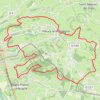 Trace GPS Marche des Châteaux - Saint-Pierre-la-Noaille, itinéraire, parcours