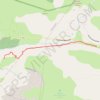 Trace GPS Du col Saint Barnabé vers les ruines de la Ferme Brûlée, itinéraire, parcours