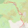 Trace GPS Cabaliros 2334m depuis la Curadère (1600m), itinéraire, parcours