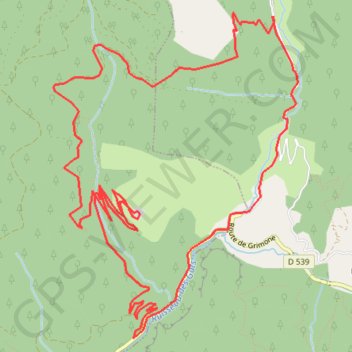 Trace GPS Pic de l'Aigle, Tour par Chemin des Gardes et col de l'Airnoux, itinéraire, parcours