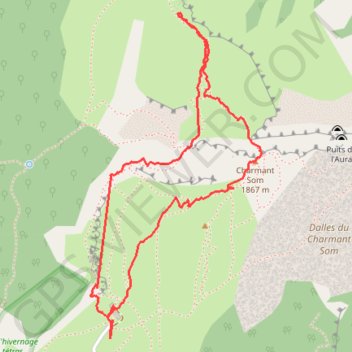 Trace GPS Randonnées au Massif de la Charteuse, itinéraire, parcours
