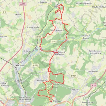 Trace GPS La Cléroise, itinéraire, parcours