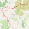 Trace GPS Hoxahandia, Mendibile, Burdintziri depuis le col des Palombières, itinéraire, parcours