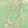 Trace GPS L'Esterel par les monts Pelet et Martin, itinéraire, parcours