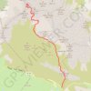 Trace GPS Bobotov Kuk from Sedlo pass montenegro hike, itinéraire, parcours