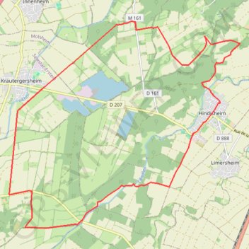 Trace GPS Le Tour du Bruch de l'Andlau, itinéraire, parcours