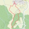 Trace GPS Le chemin de Labade - Caudeval, itinéraire, parcours