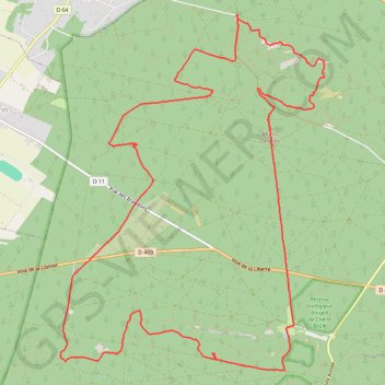 Trace GPS Platière d'Apremont et gorges de Franchard, itinéraire, parcours