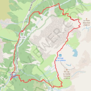 Trace GPS Col du Tambour, itinéraire, parcours