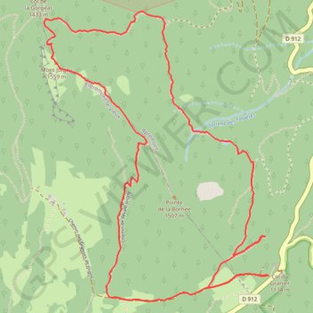 Trace GPS Le Mont Joigny - Apremont, itinéraire, parcours
