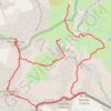 Trace GPS Crête d'Estaubé du Bounéou au Mounherran depuis le Maillet, itinéraire, parcours