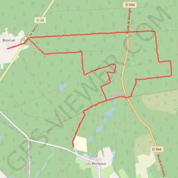 Trace GPS Boucle des Millains, itinéraire, parcours