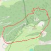 Trace GPS La Bastide - Tour du Lachens, itinéraire, parcours