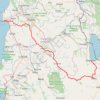Trace GPS Durrës à Pogradec par le sud, itinéraire, parcours
