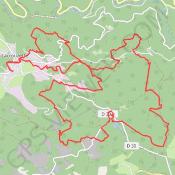 Trace GPS La Ronde des Rochers, itinéraire, parcours