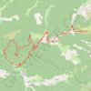 Trace GPS Grimone, Gorges des Gats, itinéraire, parcours