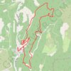 Trace GPS Les bergeries Troglodytes de Saumane, itinéraire, parcours