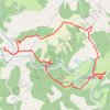 Trace GPS Combret Sud Aveyron, itinéraire, parcours