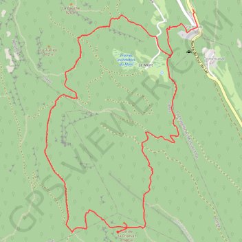 Trace GPS La Charvaz depuis Grumeau (Ontex), itinéraire, parcours