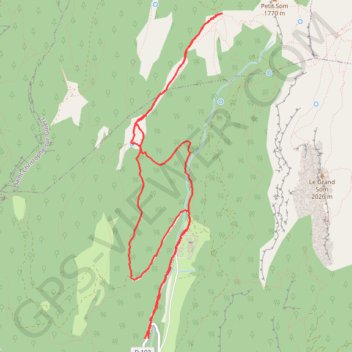 Trace GPS Monastère Grande Chartreuse-Habert de Billon-Col de la Ruchére, itinéraire, parcours