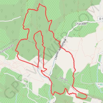 Trace GPS Saint-Sépulcre - La Vallonière, itinéraire, parcours