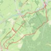 Trace GPS Grufflingen, wandeling bij camping Hohenbusch, itinéraire, parcours
