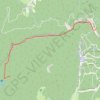 Trace GPS De La Buffe à la cabane de nave, itinéraire, parcours