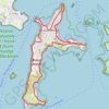 Trace GPS Tour de l'île aux Moines, itinéraire, parcours