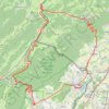 Trace GPS Cols franco-suisses, itinéraire, parcours