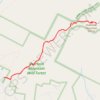 Trace GPS Overlook Mountain, itinéraire, parcours