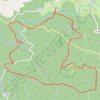 Trace GPS Croix du Bessou - Moulin de Vergougnac, itinéraire, parcours