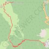 Trace GPS Rocher de Villeneuve, itinéraire, parcours