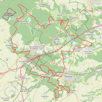 Trace GPS Le Raid des Roys, itinéraire, parcours