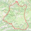 Trace GPS 11 JUILLET VALBERG VALBERG par le col de ST LEGER-17110587, itinéraire, parcours