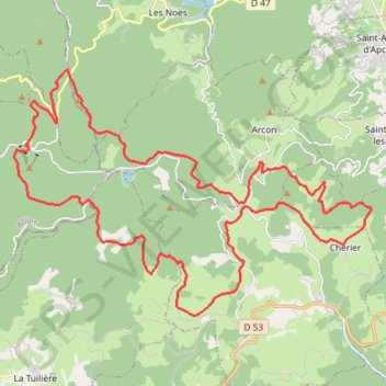 Trace GPS La Madeleine, itinéraire, parcours
